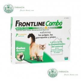 Pipeta Frontline Combo Gatos y Hurones 6 Ud 