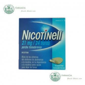 NICOTINELL 21 MG 24 H 14 PARCHES TRANSDERMICOS 52.5 MG 