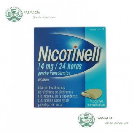 NICOTINELL 14 MG 24 H 14 PARCHES TRANSDERMICOS 35 MG