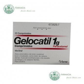 Gelocatil 1 gr 12 Comprimidos