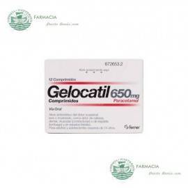 Gelocatil 650 mg 12 Comprimidos