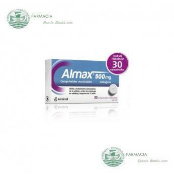 Almax 500 mg 30 Comprimidos Masticables