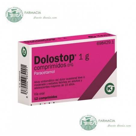 Dolostop EFG 1 gr 12 Comprimidos