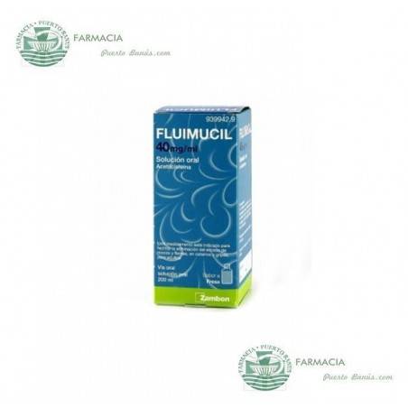 Fluimucil 40 mg Solucion Oral 200 ml