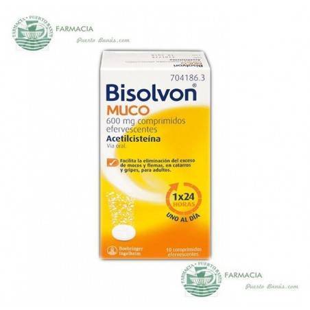 Bisolvon Muco 600 mg 10 Comprimidos Efervescentes