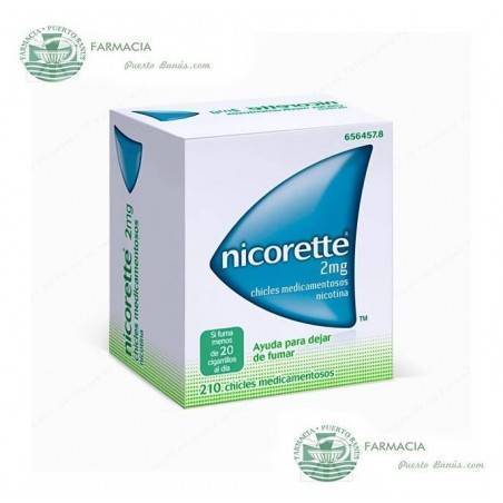 Nicorette 2 mg  210 Chicles