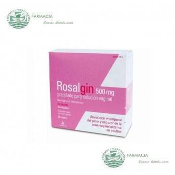 Rosalgin 500 mg Granulado Solución Vaginal 20 Sobres