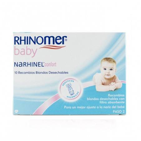 Rhinomer baby recambios blandos desechables 15 + 5 recambios gratis