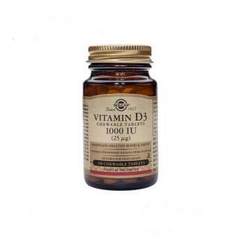 Solgar Vitamina D3 1000UI 100 Comprimidos