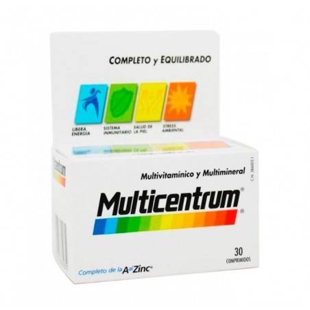 Multivitamínico Multicentrum 30 Comprimidos