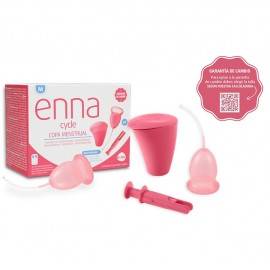 Enna Cycle Copa Menstrual T/M 2U con 1 Aplicador