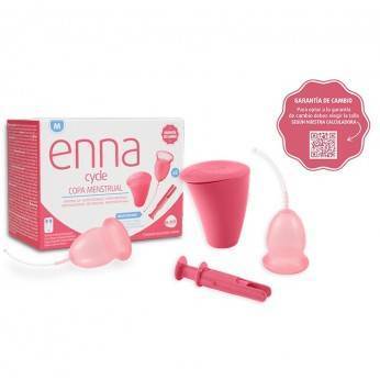 Enna Cycle Copa Menstrual T/M 2U con 1 Aplicador