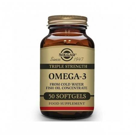 Solgar Omega 3 Triple Concentracion 50 Comprimidos