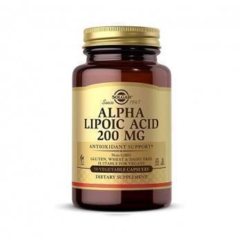 Acido Alfa Lipoico 200 mg Solgar 50 caps