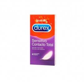 Preservativos Durex Sensitivo Contacto Total 6 Ud