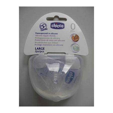 Protegepezones Silicona Large Chicco 2 Ud