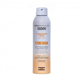 Spray Solar Transparente Wet Skin Isdin SPF 50+ 250 ml