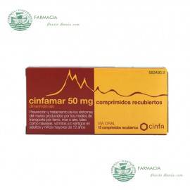 Cinfamar Infantil 50 mg 10 Comprimidos