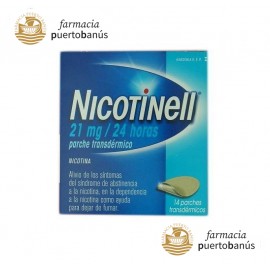 NICOTINELL 21 mg 24 h 14 PARCHES TRANSDERMICOS 52,5 mg
