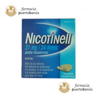 NICOTINELL 21 mg 24 h 14 PARCHES TRANSDERMICOS 52,5 mg