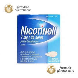 NICOTINELL 7 mg 24 h 14 PARCHES TRANSDERMICOS 17,5 mg