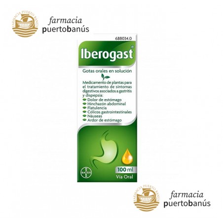 IBEROGAST GOTAS ORALES EN SOLUCION 1 FRASCO 100 ml
