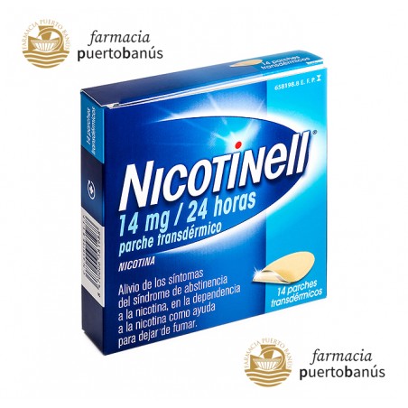 NICOTINELL 14 MG 24 H 7 PARCHES TRANSDERMICOS 35 MG
