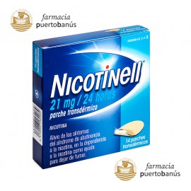 NICOTINELL 21 MG 24 H 7 PARCHES TRANSDERMICOS 52.5 MG