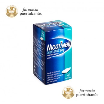 NICOTINELL COOL MINT 2 mg 96 CHICLES MEDICAMENTOSOS