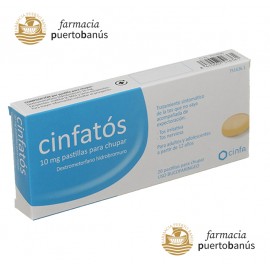 CINFATOS 10 mg PASTILLAS PARA CHUPAR 20 comprimidos