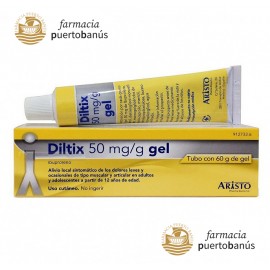 DILTIX 50 mg GEL CUTANEO 1 TUBO 60 g