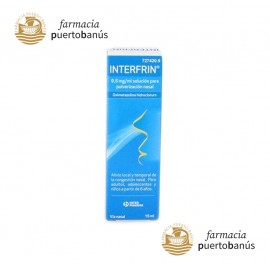 INTERFRIN 0,5 mg Pulverización Nasal 15 ml