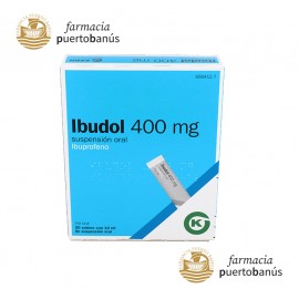 Ibudol 400 mg 20 Sobres 10 ml
