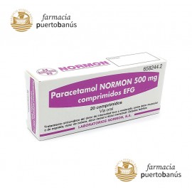 Paracetamol Normon 500 mg 20 Comp