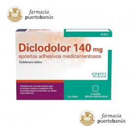 Diclodolor 140 mg 10 Apósitos