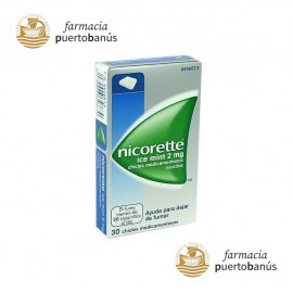 Nicorette Ice Mint 2 mg 30 Chicles