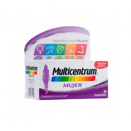 Multivitamínico Multicentrum Mujer 90 Comprimidos