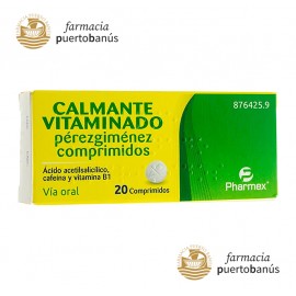 Calmante Vitaminado Perezgimenez 20 Comprimidos