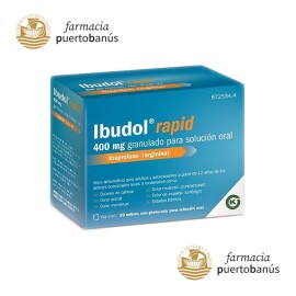 Ibudol Rapid 400 mg 20 Sobres