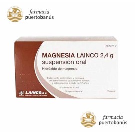 Magnesia Lainco 2.4 gr 14 Sobres