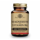 Magnesio con Vitamina B6 100 Comprimidos Solgar