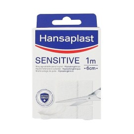 Apósito Sensitive Anti. Bacteriano Hansaplast 1m x 6 cm