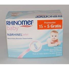 Narhinel Confort Baby Recambios Blandos 15 + 5 Ud